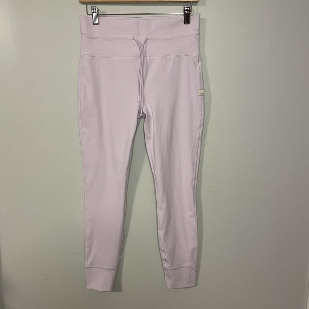 Vuori Daily Legging Women's Large Light Pink Drawstring Performance Yoga Workout